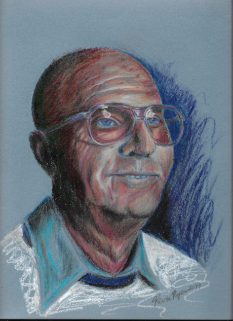 Grandad - Oil pastel
